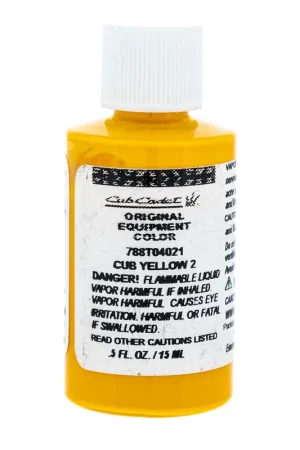 Weekend Sale MTD 788T04021 Cub Yellow Touch Up Paint .5oz Bottle