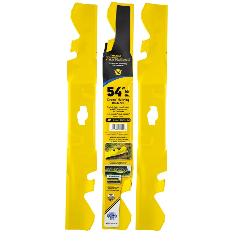 Price Cut CUB CADET 490-110-C205 Xtreme Blade Set 54" Deck