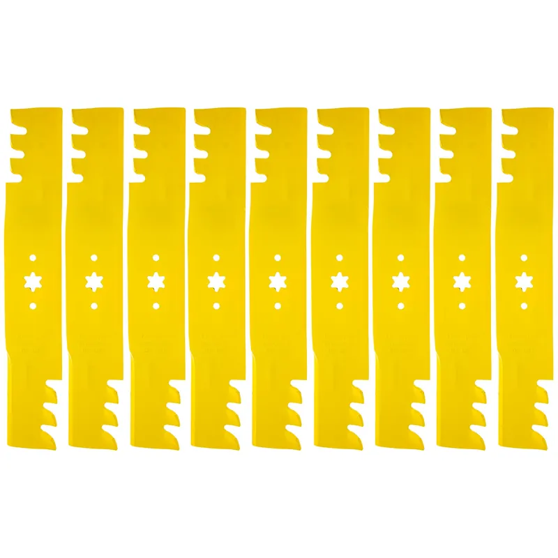 Authentic CUB CADET 942-0677-X_MPK9 High-Lift Xtreme 18.50" Blade 54" Deck 9-Pack