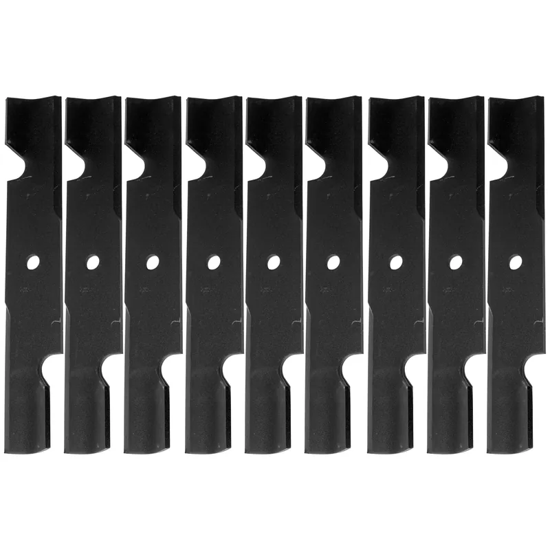 Professional Grade Exmark 103-2529-S SPK High Lift Notched Blades 9-Pack