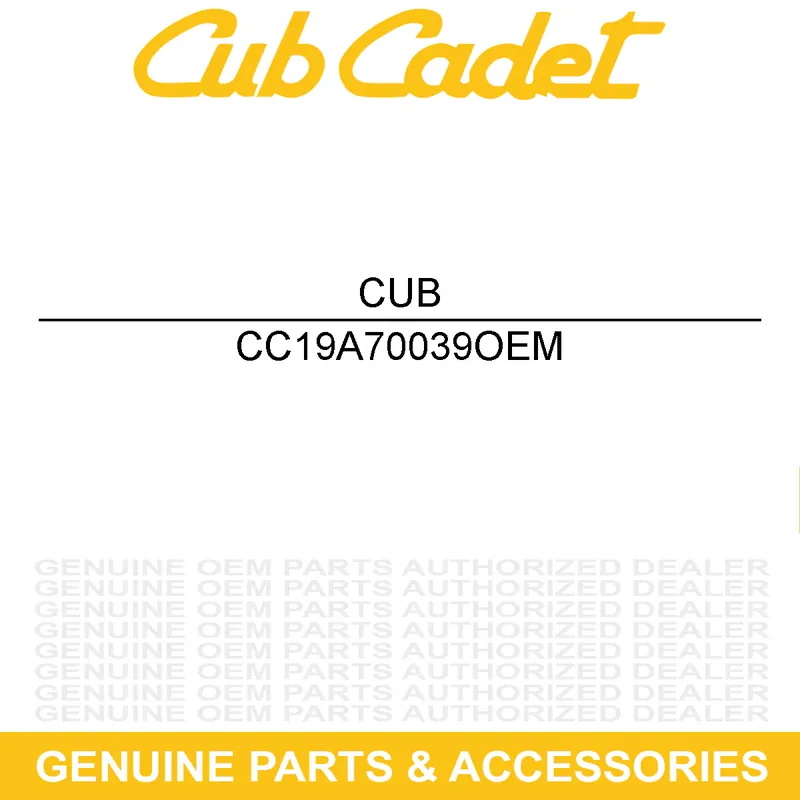 Direct From Factory MTD 19A70039OEM
