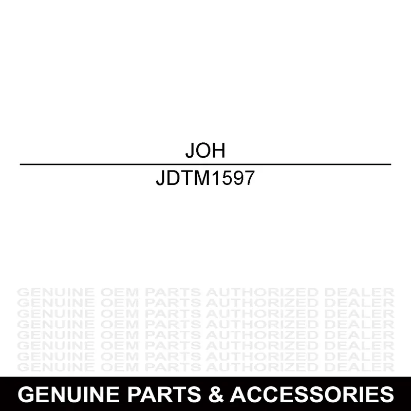 Buy Online John Deere TM1597 Technical Manual