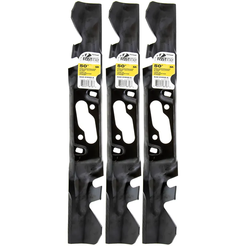 CUB CADET 942-01050-X FastAttach Xtreme Mulching Blade 50" Deck 3-Pack Price Drop