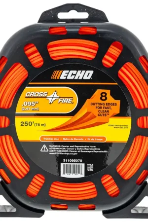 Best Price Echo 311095070 1lb Donut .095 Cross Fire String Trimmer Line