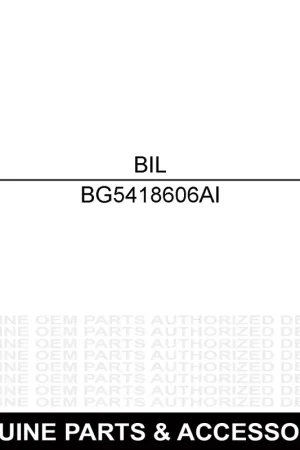 Billy Goat 5418606AI YOKE, CASTER Certified