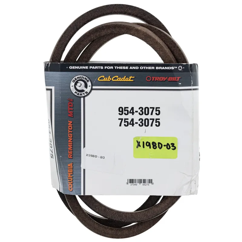 CUB CADET 954-3075 PTO Drive Belt Final Sale