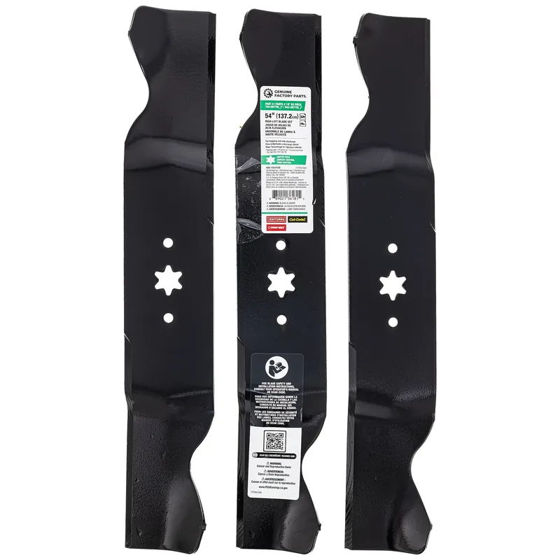 CUB CADET 490-110-F125 High-Lift Blade Set 54" Deck Get Yours