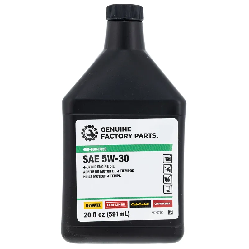 Factory Price MTD 490-000-F059 5W30 Oil 28oz Bottle