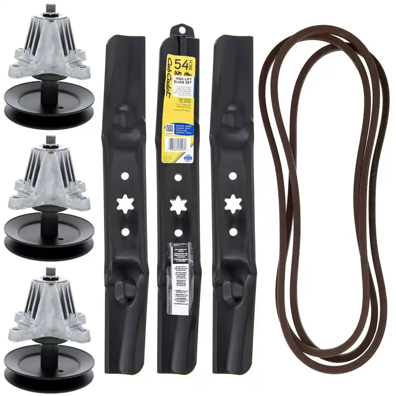 Professional Grade CUB CADET 1001963 Spindle Blade Belt Kit