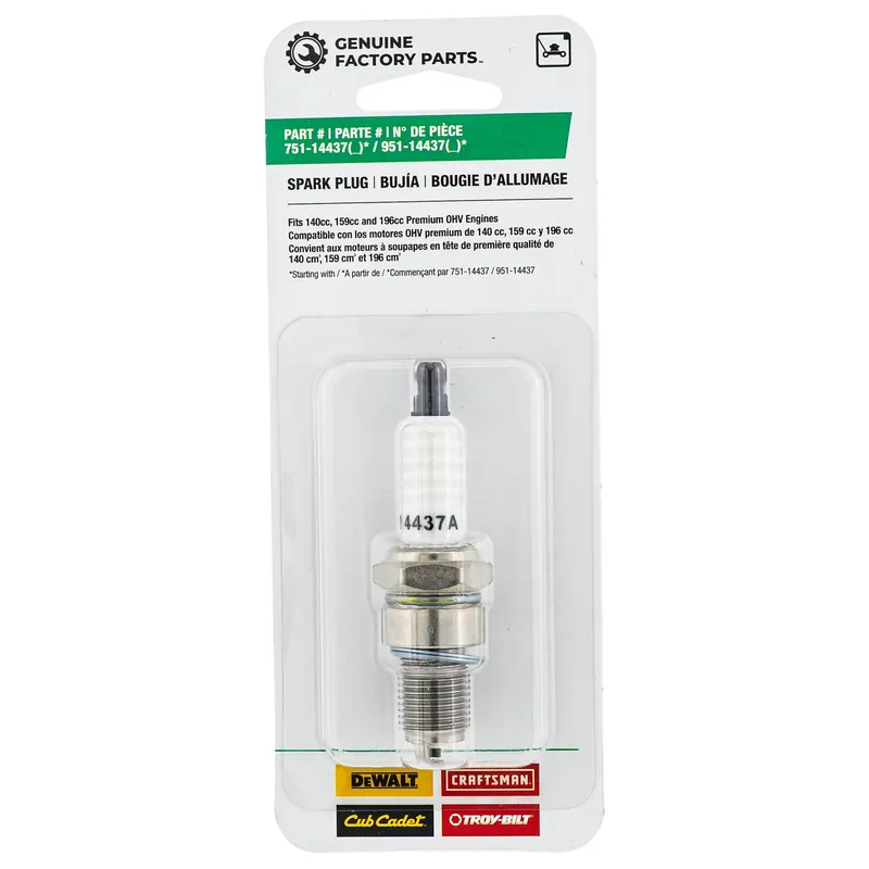 CUB CADET 490-250-F014 F5RTC Spark Plug Crafted