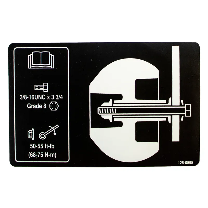 Seasonal Sale Exmark 126-0898 Exmark Roller Mounting Decal