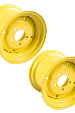 Best Choice John Deere AM123673 Yellow Front 12" Rim 2PK 2-Pack