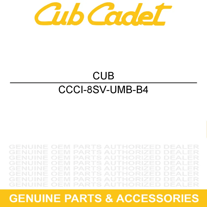CUB CADET CI-8SV-UMB-B4 U-CLAMP (SET OF 2) Fresh Stock