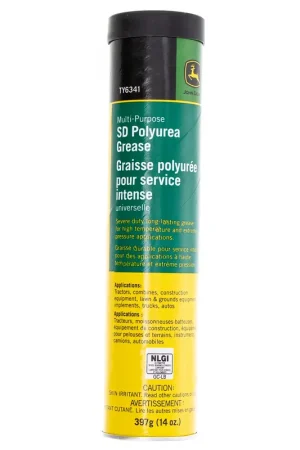 While Supplies Last John Deere TY6341 Multi-Purpose SD Polyurea Grease 14oz Container