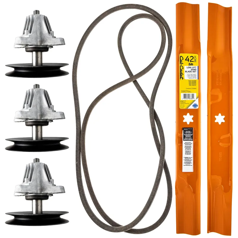 CUB CADET 1001229 Blade Spindle Belt Kit Professional Grade
