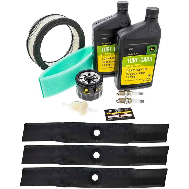 Price Drop John Deere 1002012 Maintenance Kit / Mulching Blades