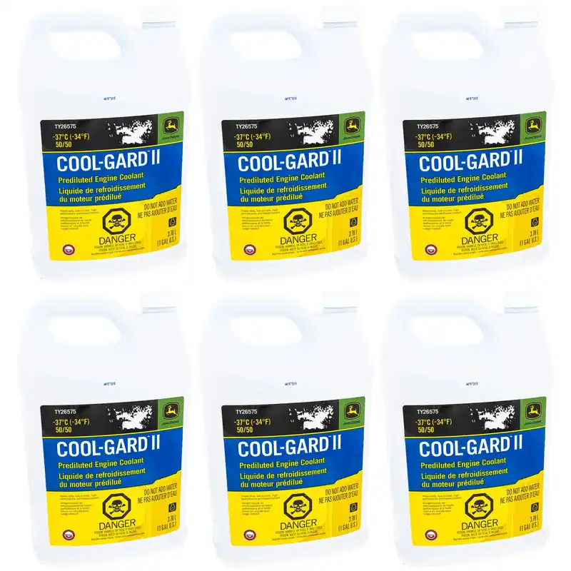 Bargain John Deere TY26575 Cool-Gard II Pre-Mix 1 gallon 6-Pack
