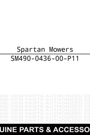Spartan Mowers 490-0436-00-P11 Right Caster Support Assembly Discount