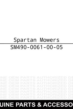 Spartan Mowers 490-0061-00-05 Black Deck Assembly Discount