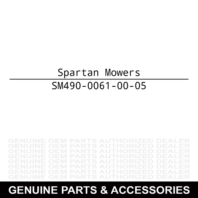 Spartan Mowers 490-0061-00-05 Black Deck Assembly Discount
