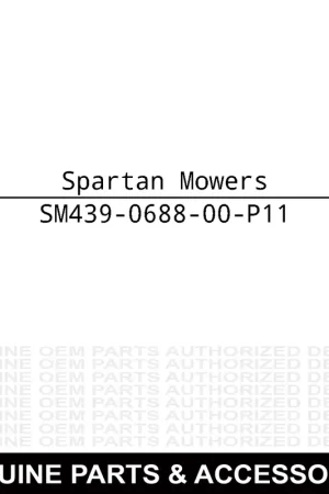 Weekend Sale Spartan Mowers 439-0688-00-P11 Left Hand Engine Cowling