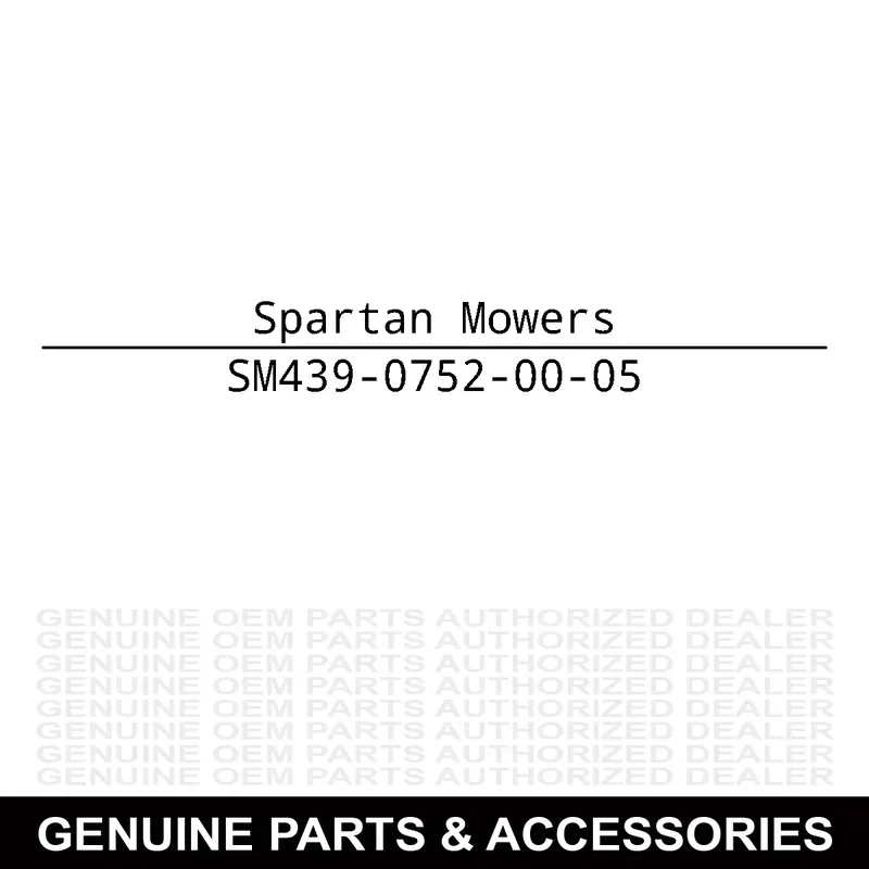 Spartan Mowers 439-0752-00-05 Black Deck Lock Pin Tube Bracket Don't Miss Out
