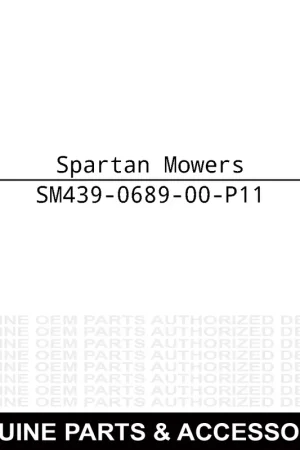 Spartan Mowers 439-0689-00-P11 Right Hand Engine Cowling Cheap