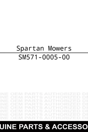Spartan Mowers 571-0005-00 Neutral Front Seat Bottom Luxury