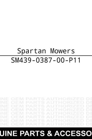 Spartan Mowers 439-0387-00-P11 Front Right Fork Suspension Bracket Clearance
