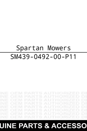 Spartan Mowers 439-0492-00-P11 Pulley Cover Brand New