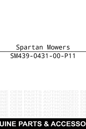 Spartan Mowers 439-0431-00-P11 Deck Chute Backer Bracket Hassle-Free Returns