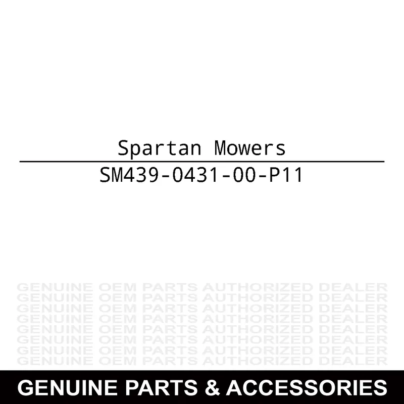 Spartan Mowers 439-0431-00-P11 Deck Chute Backer Bracket Hassle-Free Returns