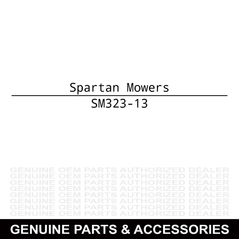 Affordable Spartan Mowers 323-13 SCREW-HH