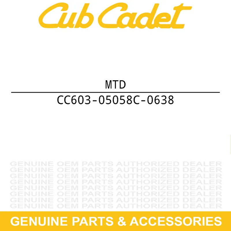 In Demand MTD 603-05058C-0638 Caster Wheel Yoke MTD Red