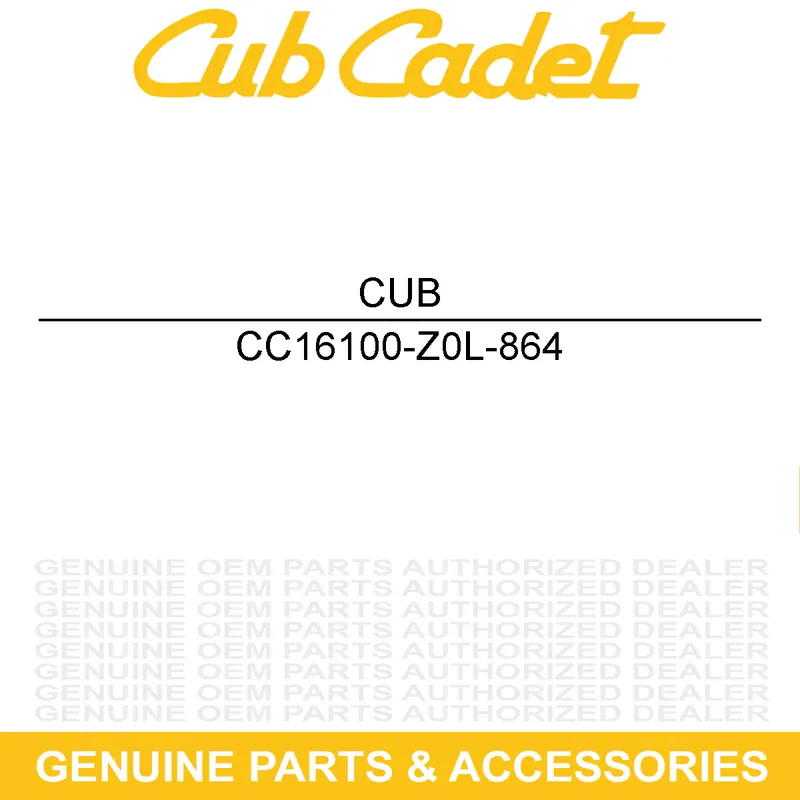 Bargain CUB CADET 16100-Z0L-864 CARBURETOR ASM