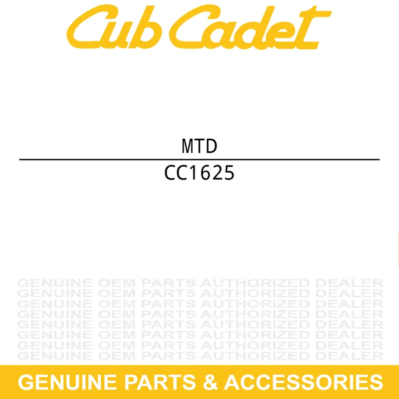 MTD 1625 WASHER-LOCK Certified