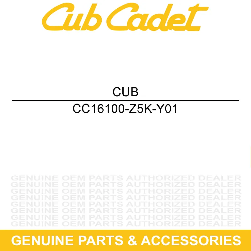 Weekend Sale CUB CADET 16100-Z5K-Y01 Carburetor Assembly