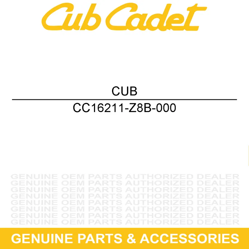 CUB CADET 16211-Z8B-000 Carburetor Insulator Limited Time