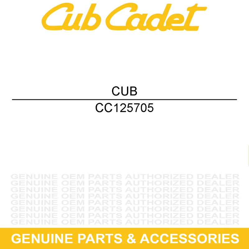Save Now CUB CADET 125705 Mulch Kit