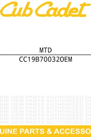 Weekend Sale MTD 19B70032OEM Light Kit