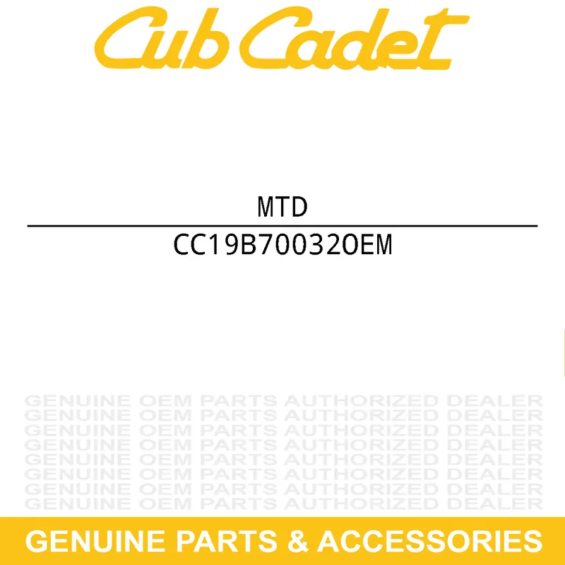 Weekend Sale MTD 19B70032OEM Light Kit