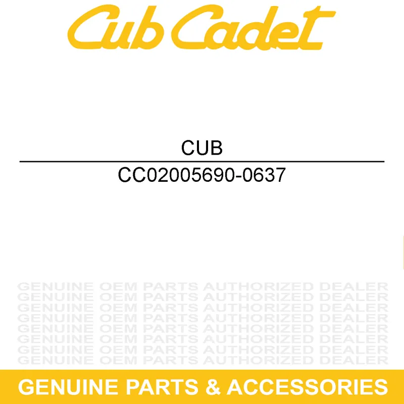 CUB CADET 02005690-0637 Bracket Caster Save Now
