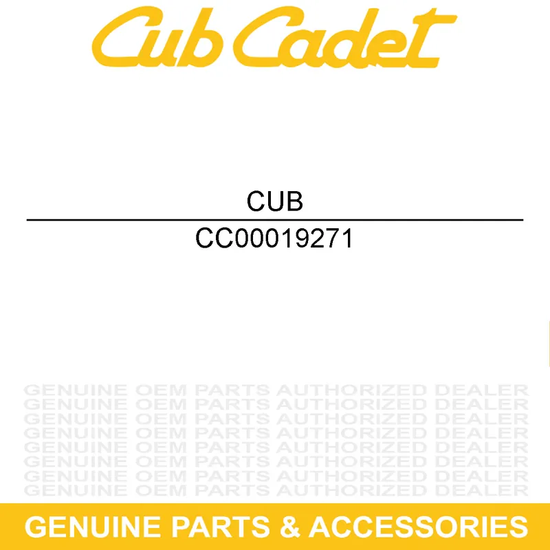 Buy Online CUB CADET 00019271 Eyebolt Left Hand 5/16