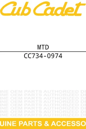 Authentic MTD 734-0974 WHEEL-PLASTIC 6X1.