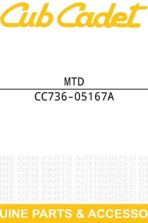 Authentic MTD 736-05167A WASHER-SHIM .755X1