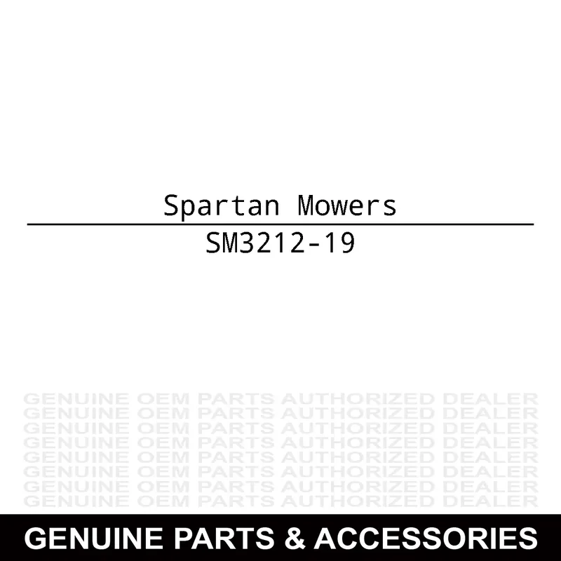Authentic Spartan Mowers 3212-19 SCREW-HH