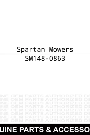 Spartan Mowers 148-0863 Rz-Hd Model Decal Limited Time
