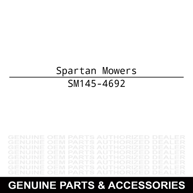 Spartan Mowers 145-4692 Caster Wheel Assembly 12X6-5 Final Sale
