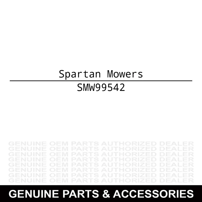 Spartan Mowers W99542 Washer 0.5T Fresh Stock