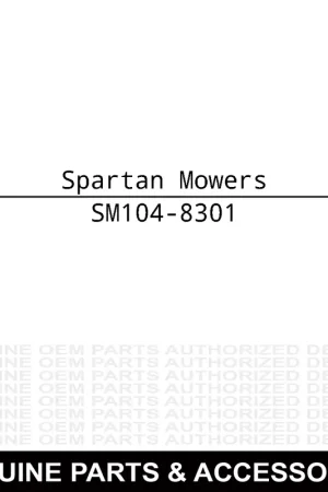 Budget Spartan Mowers 104-8301 Nut-Hf Ni 3/8-16 Nylock Cz Gr N5
